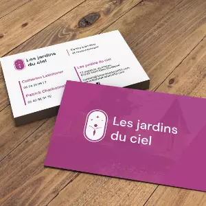 Mockups élements charte graphique jardins du ciel